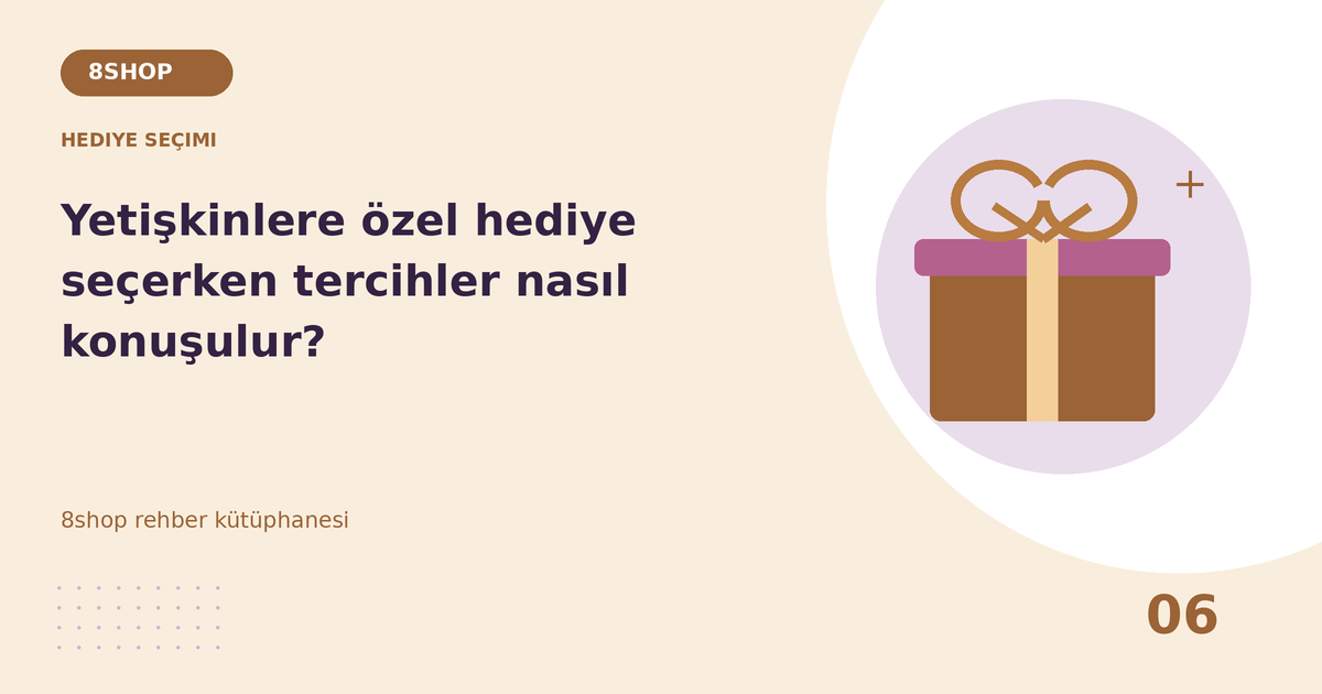 Yetişkinlere özel hediye seçerken tercihler nasıl konuşulur? rehberi için hediye seçimi temalı özgün çizim